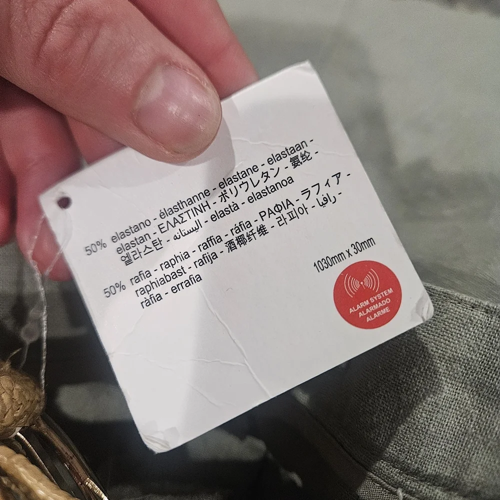 ZARA Linen Blend Belted Tapered Pants – Sage Green – NWT – Size US 6